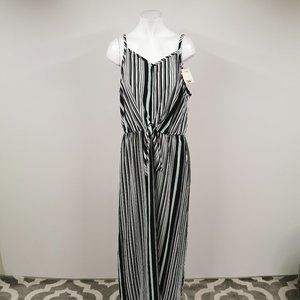 George Tie Front Maxi  Dress